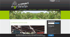 Desktop Screenshot of blog.pepinieres-escande.com